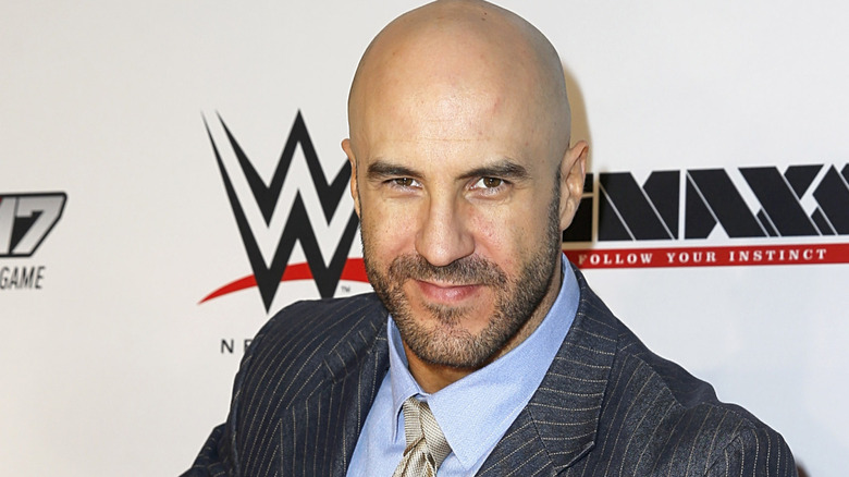 Cesaro attends Tim Wiese's first WWE fight at Olympiahalle on November 3, 2016 in Munich, Germany.