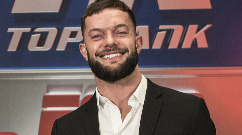 Finn Balor smiles