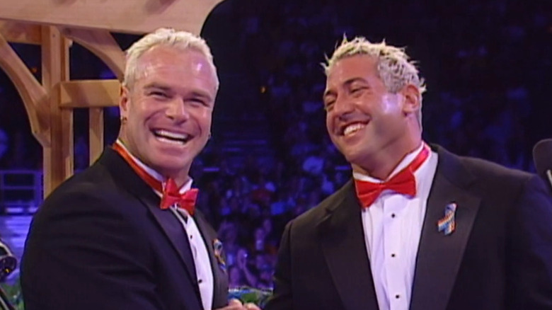 Billy and Chuck at the altar