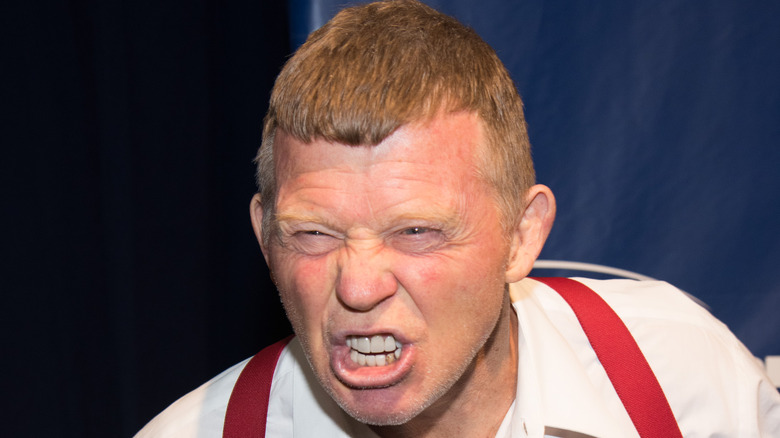 Bob Backlund grimaces