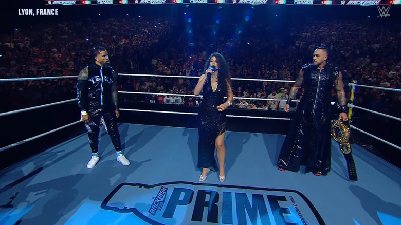 Priest and Jey in the ring
