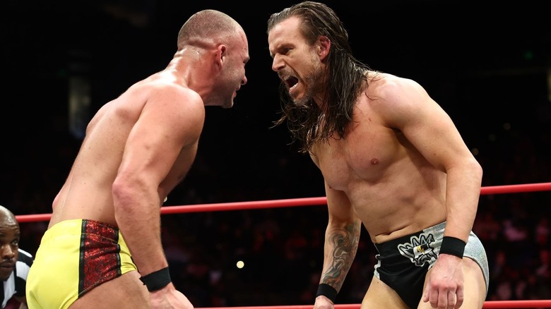 Daniel Garcia face to face with Adam Cole