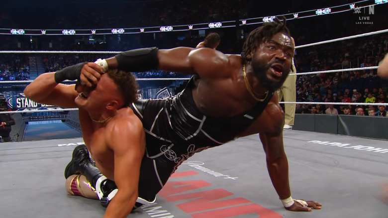 Shugars with a submission locked in on Stacks