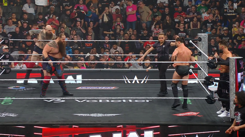 The four men in the ring