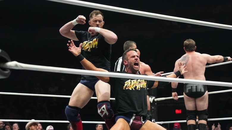 Paragon pose in the ring