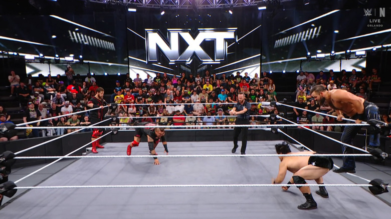The four men in the ring