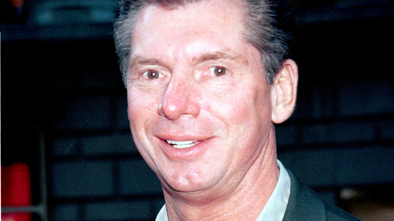 Vince McMahon smiles