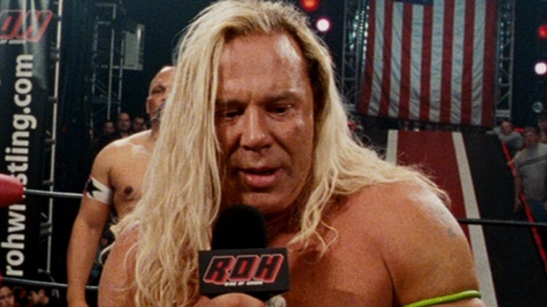Mickey Rourke in The Wrestler