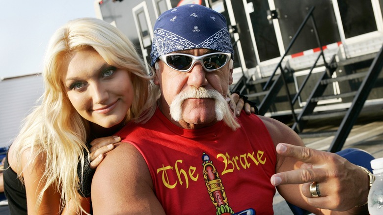 Brooke Hogan and Hulk Hogan