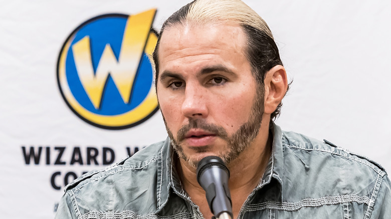 Matt Hardy speaking