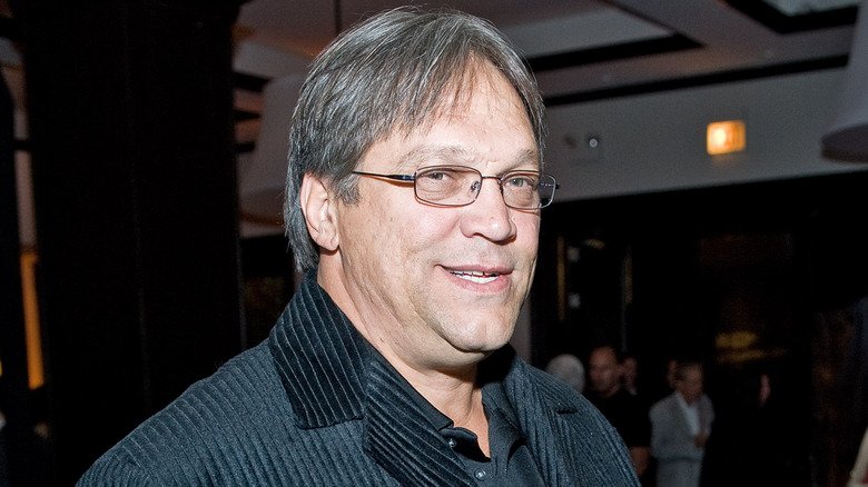 Steve 'Mongo' McMichael wearing glasses