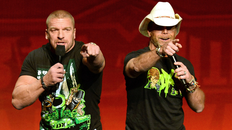 Triple H and Shawn Michaels announce launch of WWE Network in 2014