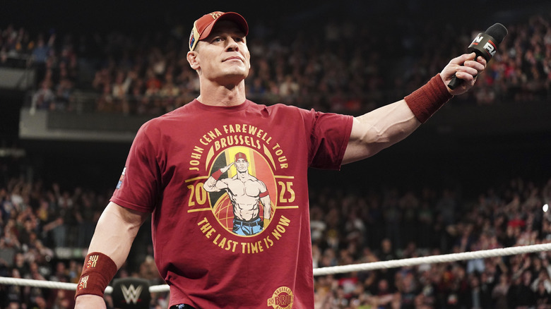 John Cena soaks in the crowd