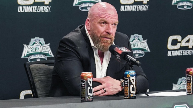 Paul "Triple H" Levesque at the WrestleMania 40 press conference