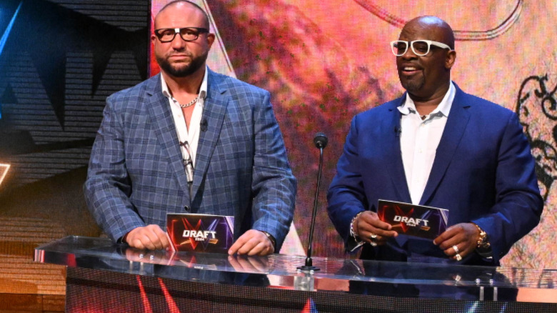 Dudley boyz announcing WWE draft pick