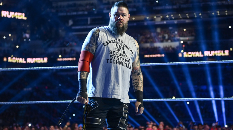 Kevin Owens making his entrance