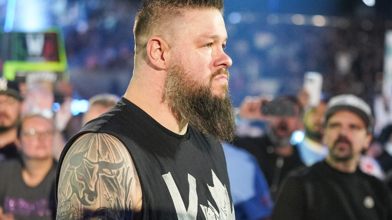 Kevin Owens making an entrance