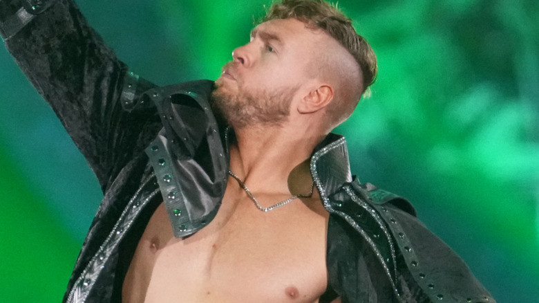 will ospreay posing on turnbuckle