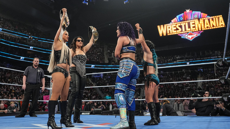 Bayley and Lyra Valkyria face off with Liv Morgan and Raquel Rodriguez