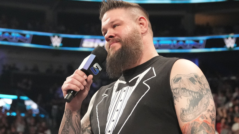 Kevin Owens talking on smackdown