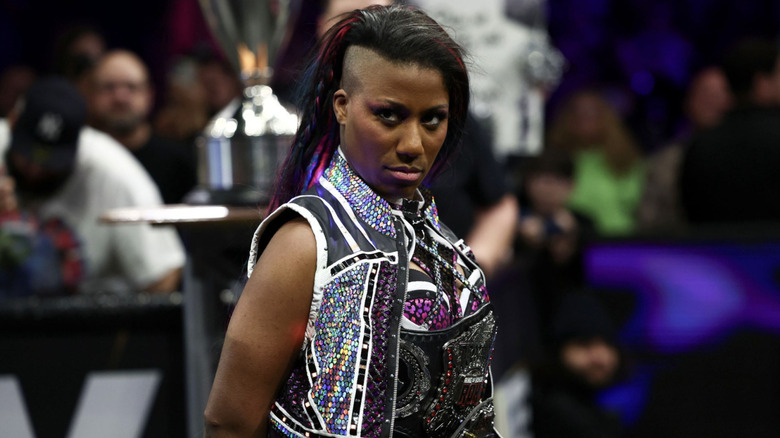 Athena at ringside