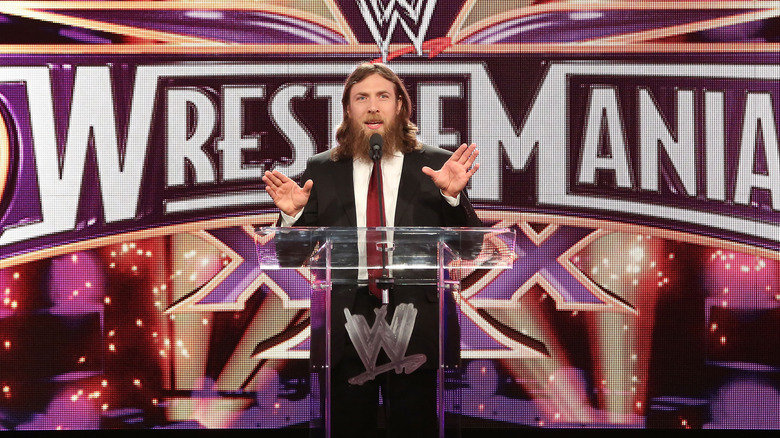 Daniel Bryan at a WrestleMania XXX press event
