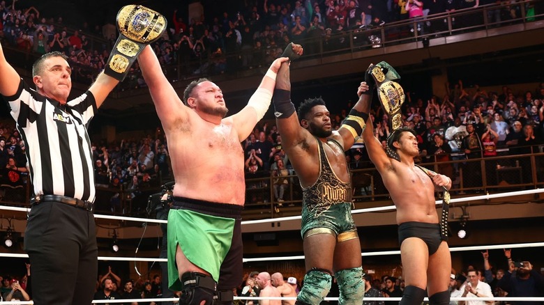 The Opps and Powerhouse Hobbs win the Trios Championships