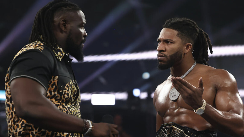 Femi and Williams in the ring