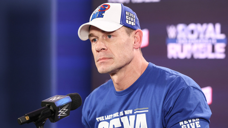 John Cena at Royal Rumble post-show press conference