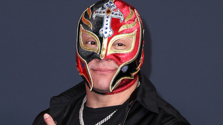 Rey Mysterio attends the Los Angeles Premiere Of Netflix's "WWE Monday Night Raw" at Intuit Dome on January 06, 2025 in Inglewood, California.