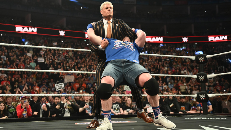 Cody Rhodes lays out John Cena