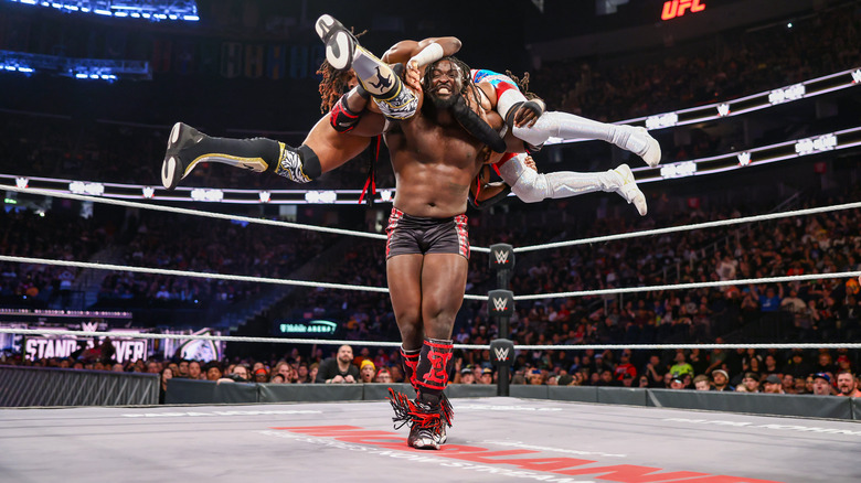 Oba Femi fends off both Trick Williams and Je'Von Evans