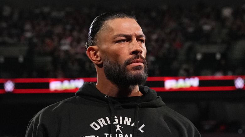 Roman Reigns looks confused