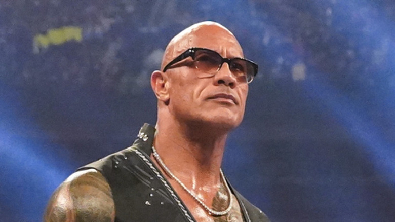 The Rock realizing he has no plan