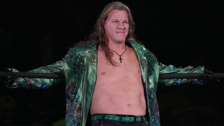 Chris Jericho in the ring during the DDT Pro-Wrestling at Ryogoku Kokugikan, November 2023