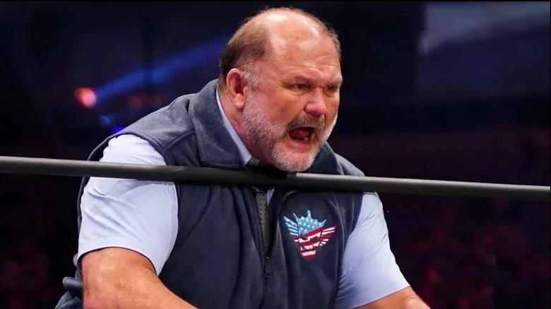 Arn Anderson yells out recommendations while managing on AEW