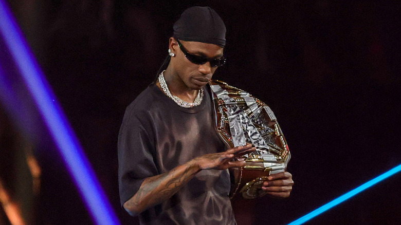 Travis Scott at WWE WrestleMania 41
