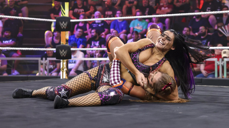 Dani Palmer in the ring