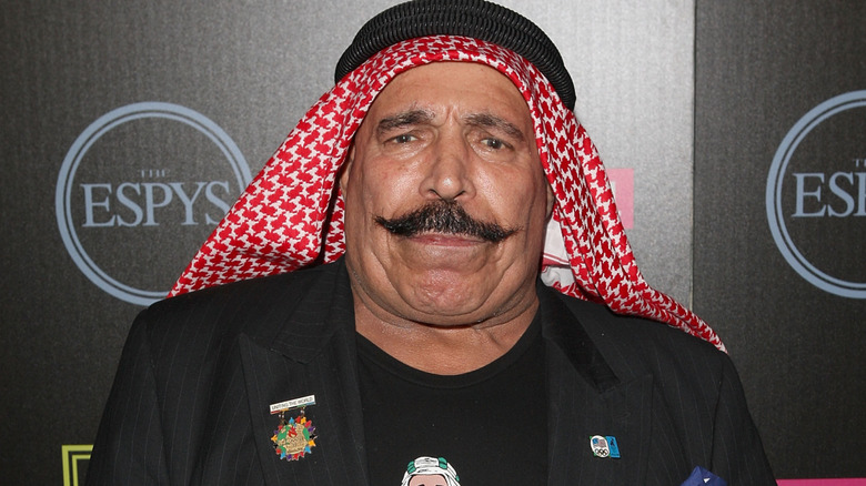The Iron Sheik arrives at the 17th Annual ESPY Awards Celebration Of Champions athlete kickoff at J Bar on July 14, 2009 in Los Angeles, California.