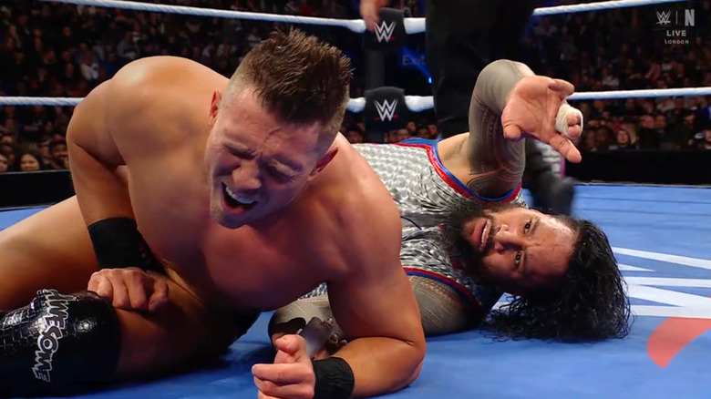 Miz and Jimmy inside the ring