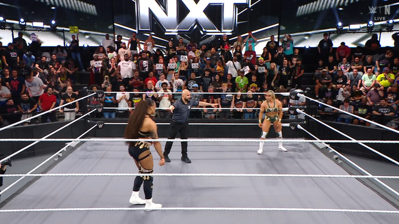 Parker and Grace in the ring