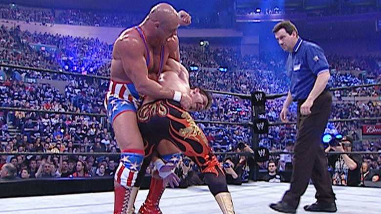 Eddie Guerrero Kurt Angle