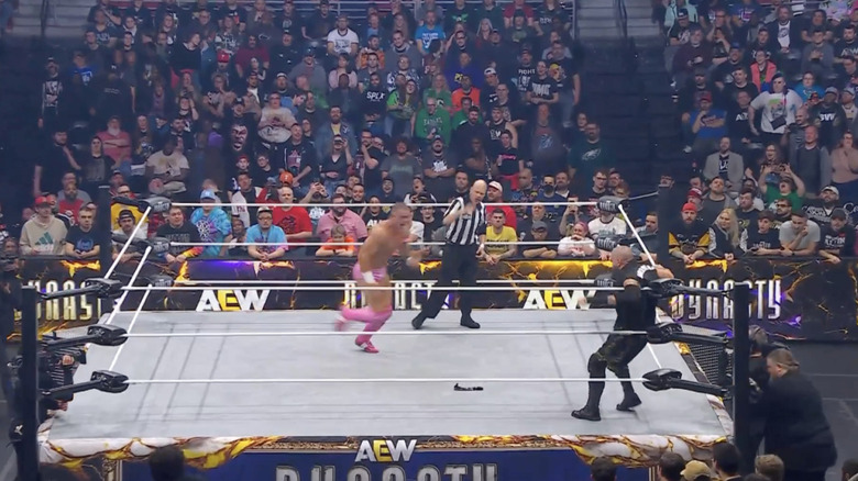 Fletcher and Mark in the ring