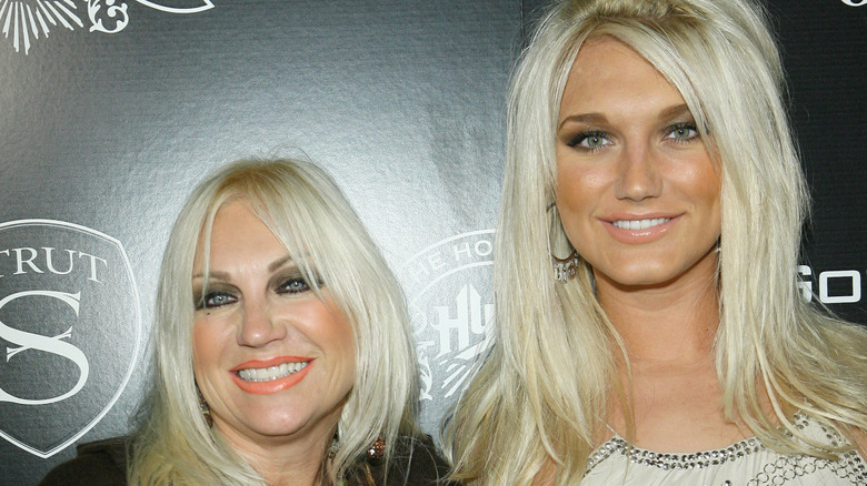 Linda Hogan and Brooke Hogan during House of Hype Pre-Grammy Party at Roosevelt Hotel in Hollywood, California, United States.