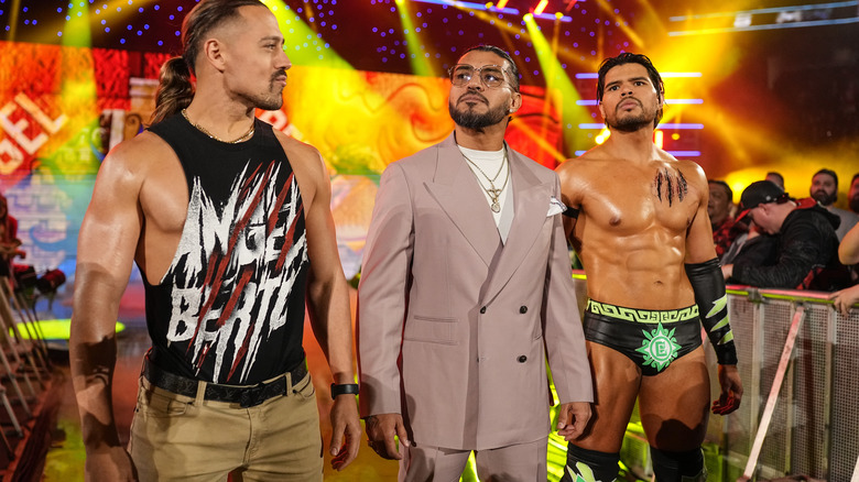 Legado Del Fantasma on the ramp on "WWE SmackDown"