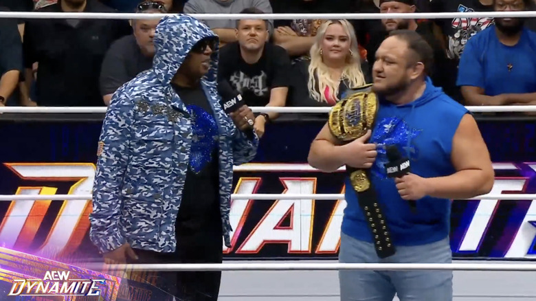 Master P and Joe inside the ring