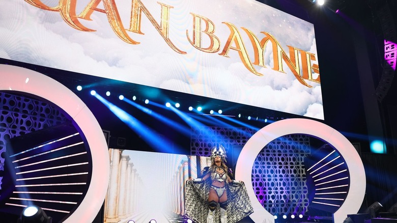 Megan Bayne's entrance