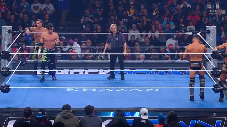 The four men in the ring