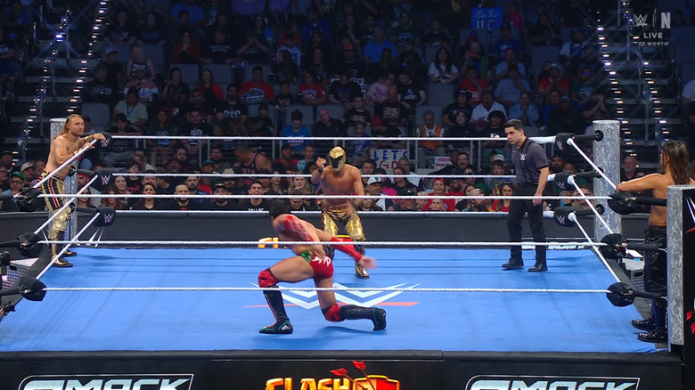 The four men in the ring