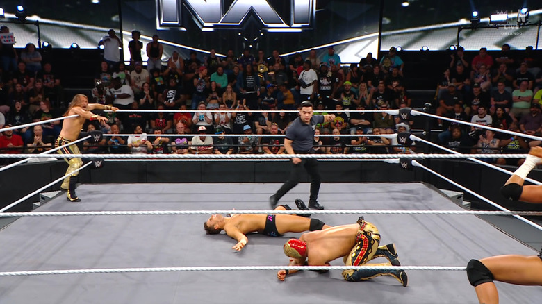 The four men in the ring